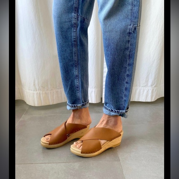 No. 6 frida Clog in palomino 37-7 $290 - Picture 6 of 15